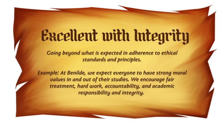 Excellent with Integrity